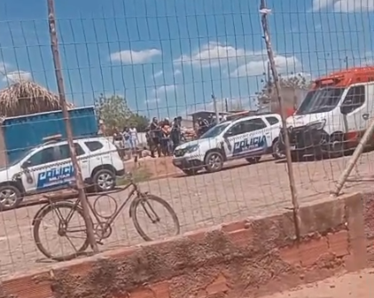 Local onde ocorreu o crime (Foto: Reprodução).