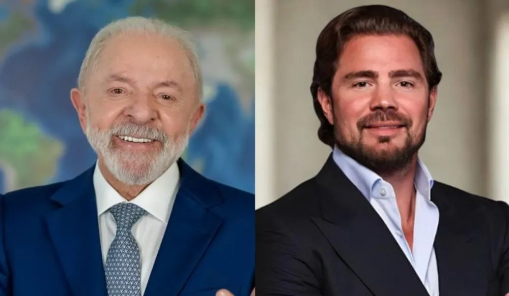 Presidente Lula ao lado do ex-banqueiro Daniel Vorcaro. (Foto: Reprodução/PR/Redes sociais).