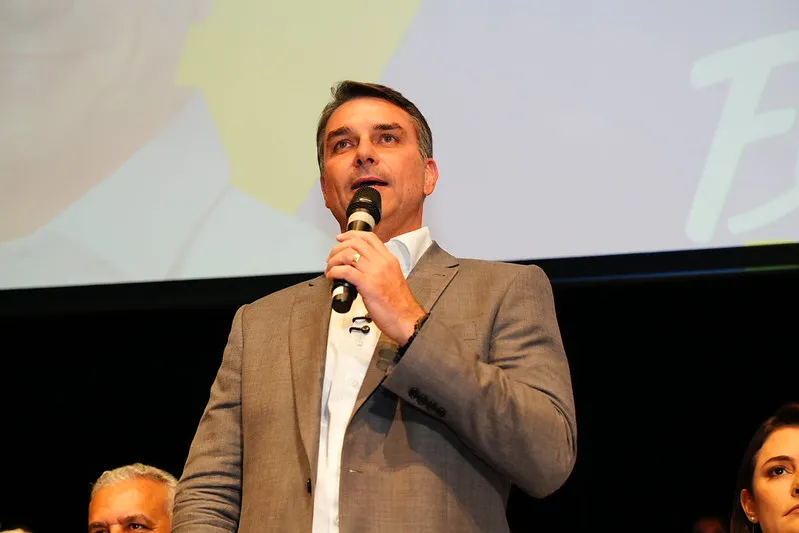 Senador Flávio Bolsonaro (PL), pré-candidato à Presidência da República | Foto: Divulgação / Charles Vieira