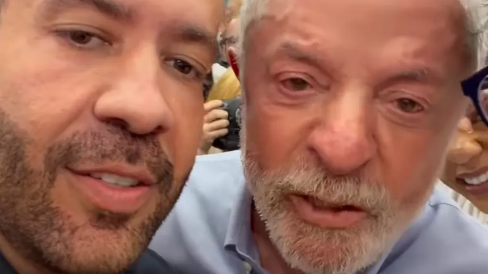 Janones e Lula (Foto: Reprodução de vídeo)