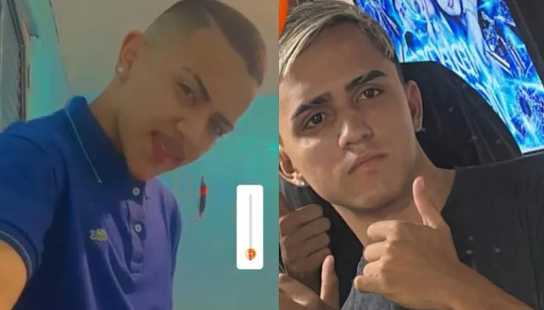 Vítimas João da Silva e João Vitor (Foto: Reprodução). 
