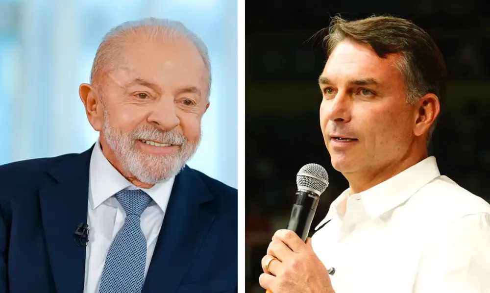 Lula Oficial e Charles Vieira/Campanha Flávio Bolsonaro (Agência Brasil).