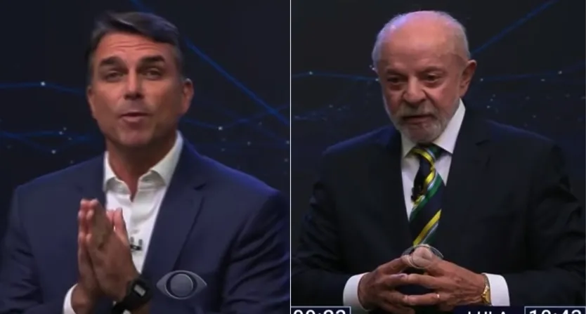 Flávio e Lula (Foto: Reprodução).